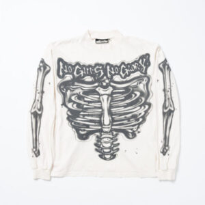 Airbrushed Bones Long sleeve