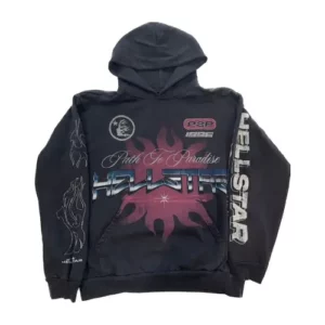 Black Hellstar Records World Tour Hoodie