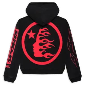 Black Hellstar Sports Future Flame Tracksuit