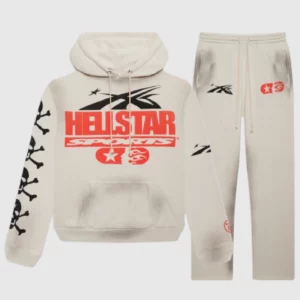 Hellstar If You Dont Like Us Beat Us Tracksuit Cream