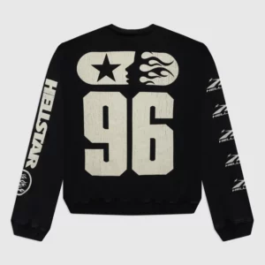 Hellstar Sports 96′ Crewneck Black Sweatshirt