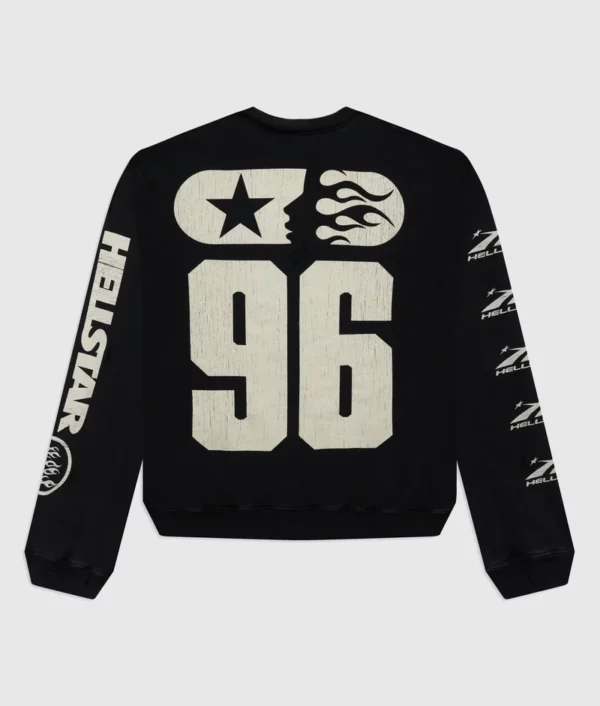 Hellstar Sports 96′ Crewneck Black Sweatshirt