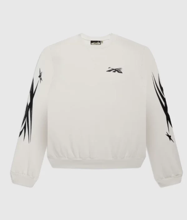 Hellstar Sports White Crewneck