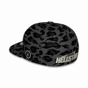 Buy Black Hellstar Fitted Cheetah Print Hat